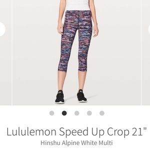 Lululemon Speed Up Crop
